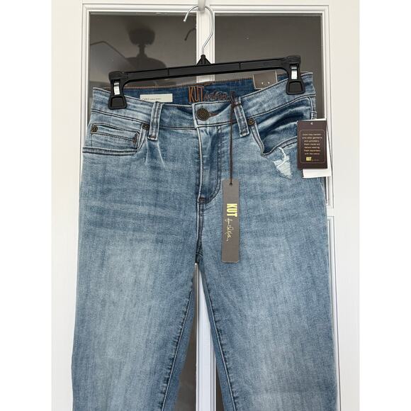 NWT Kut From The Kloth Carlo ankle skinny size 2  
26”inseam distressed - Picture 1 of 8